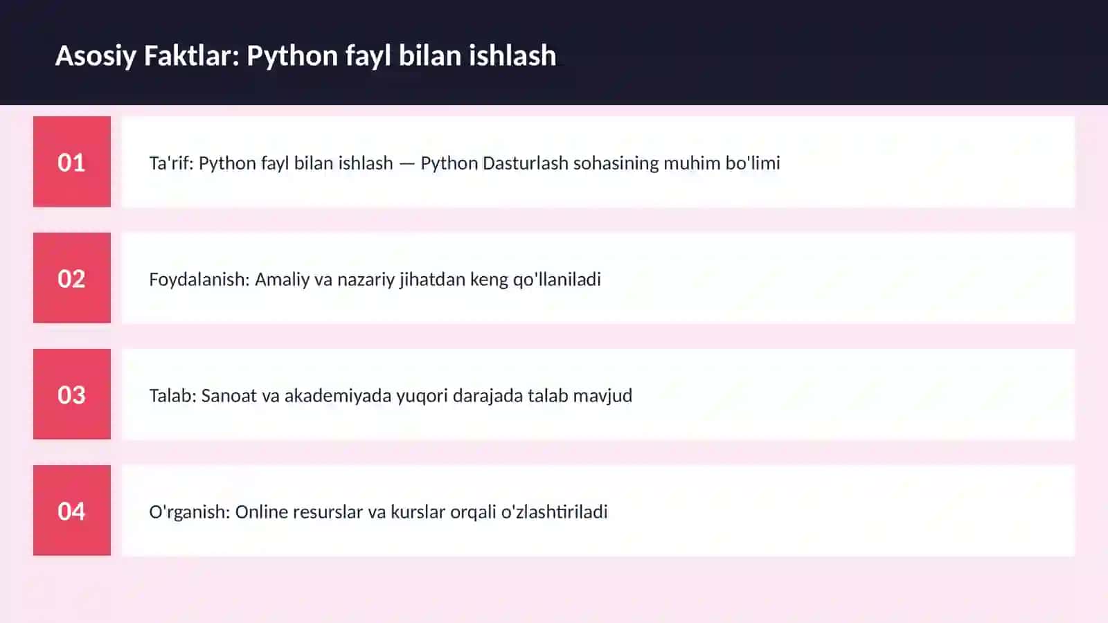 PYTHON DASTURLASH 3