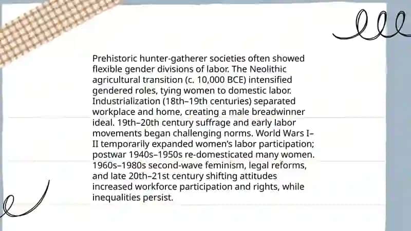Gender roles 3