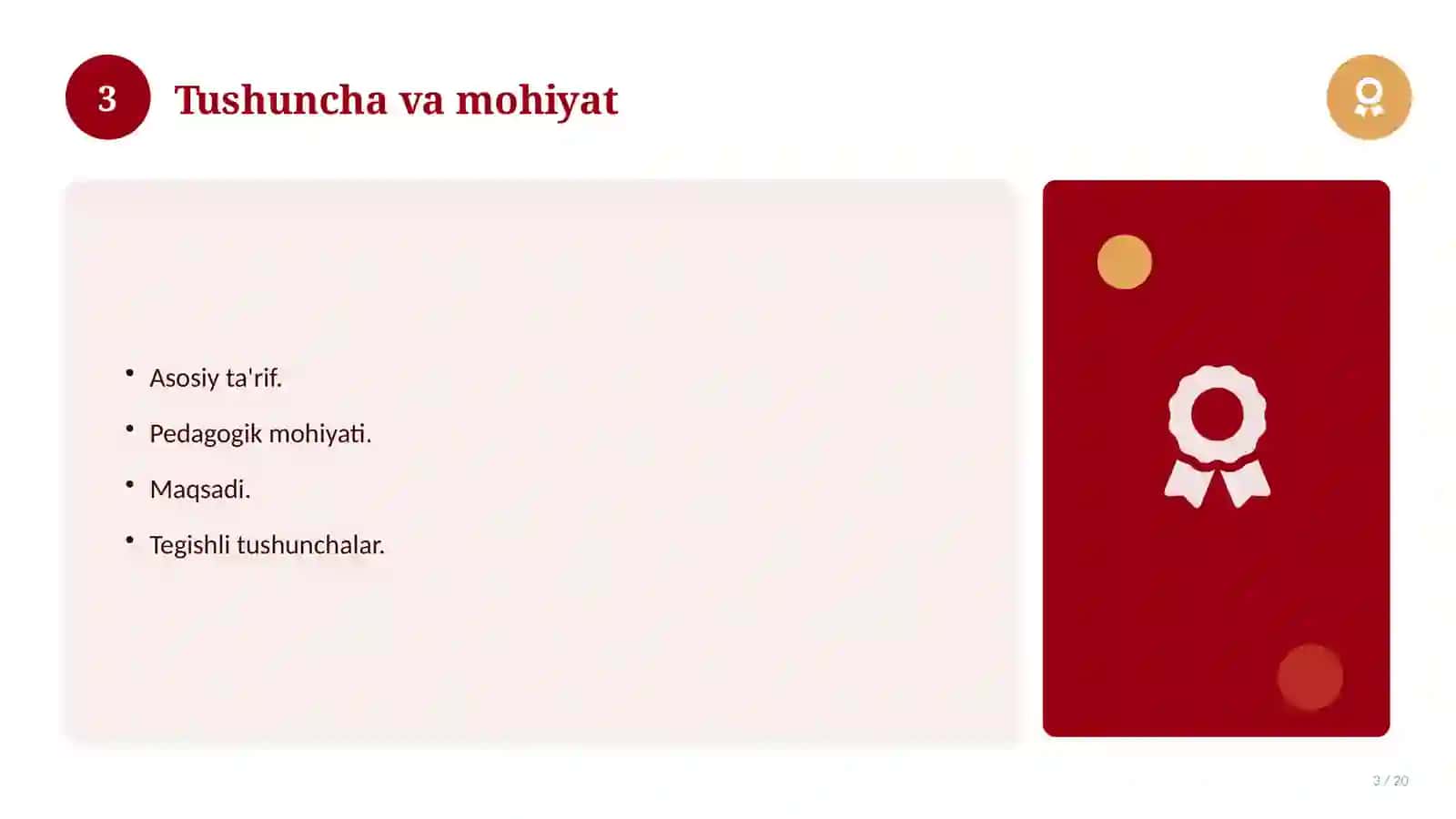 Maktabgacha pedagogika: nazariy asoslari, an'anaviy yondashuvda (Kurs ishi) 3