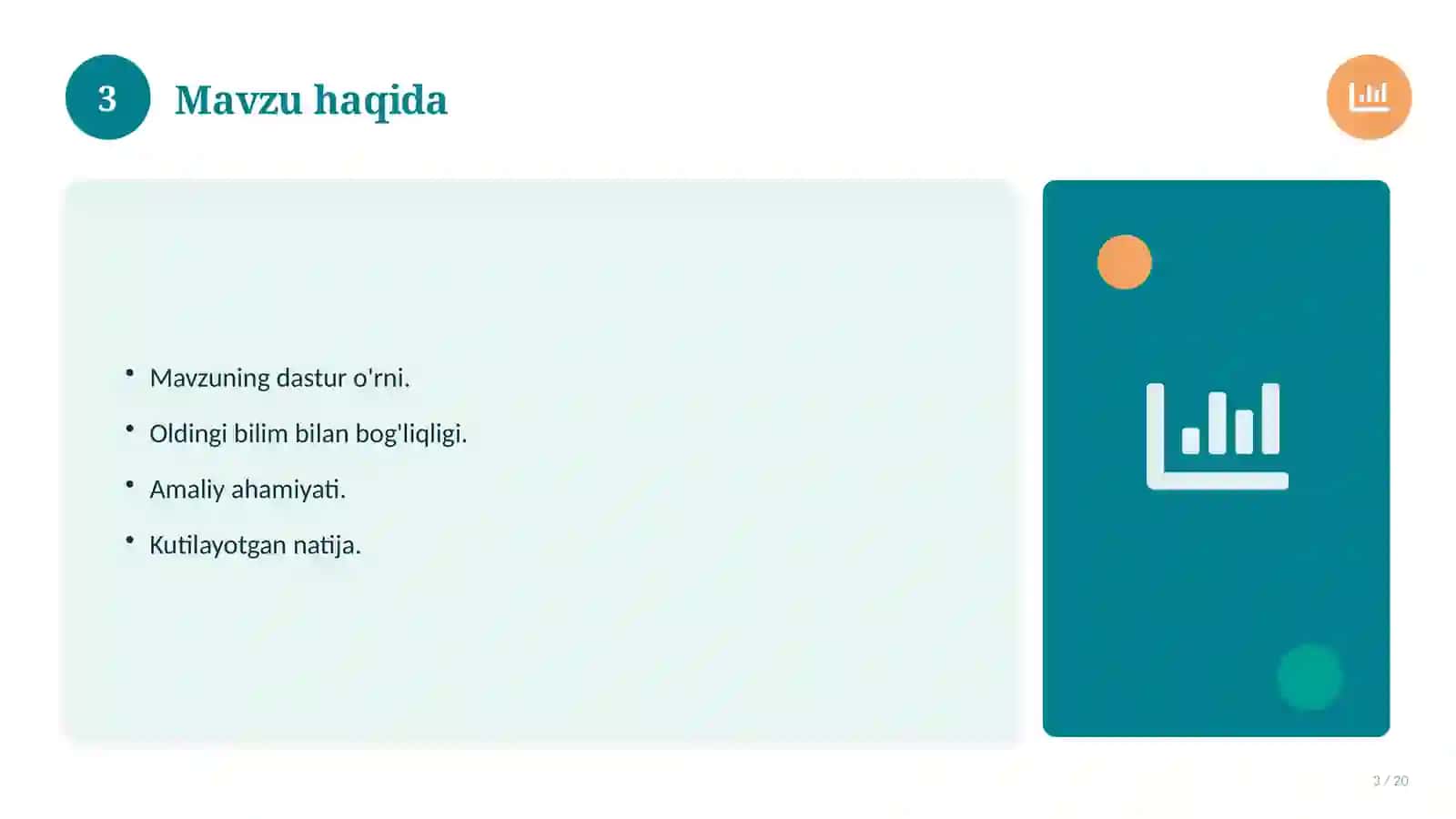 Musiqa madaniyati fanidan 5-sinf: ochiq dars ishlanmasi 3