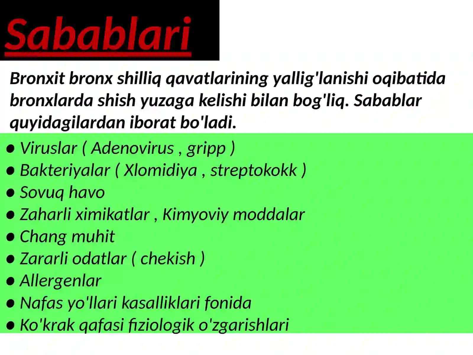 O'tkirBronxit 3