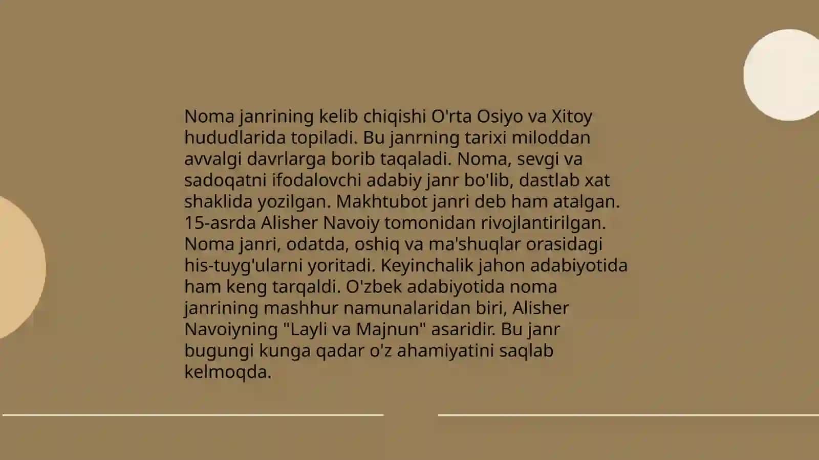 Oʻzbek va fors adabiyotida "noma" janridagi asarlarni qiyoslash 3