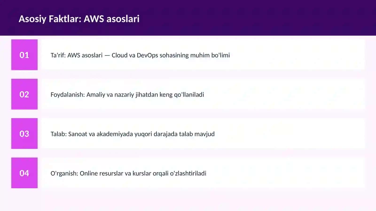 AWS asoslari 3