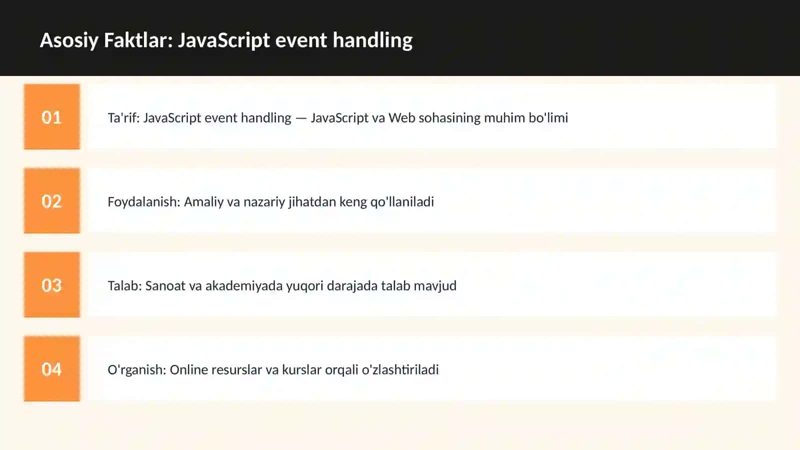 JavaScript event handling 3