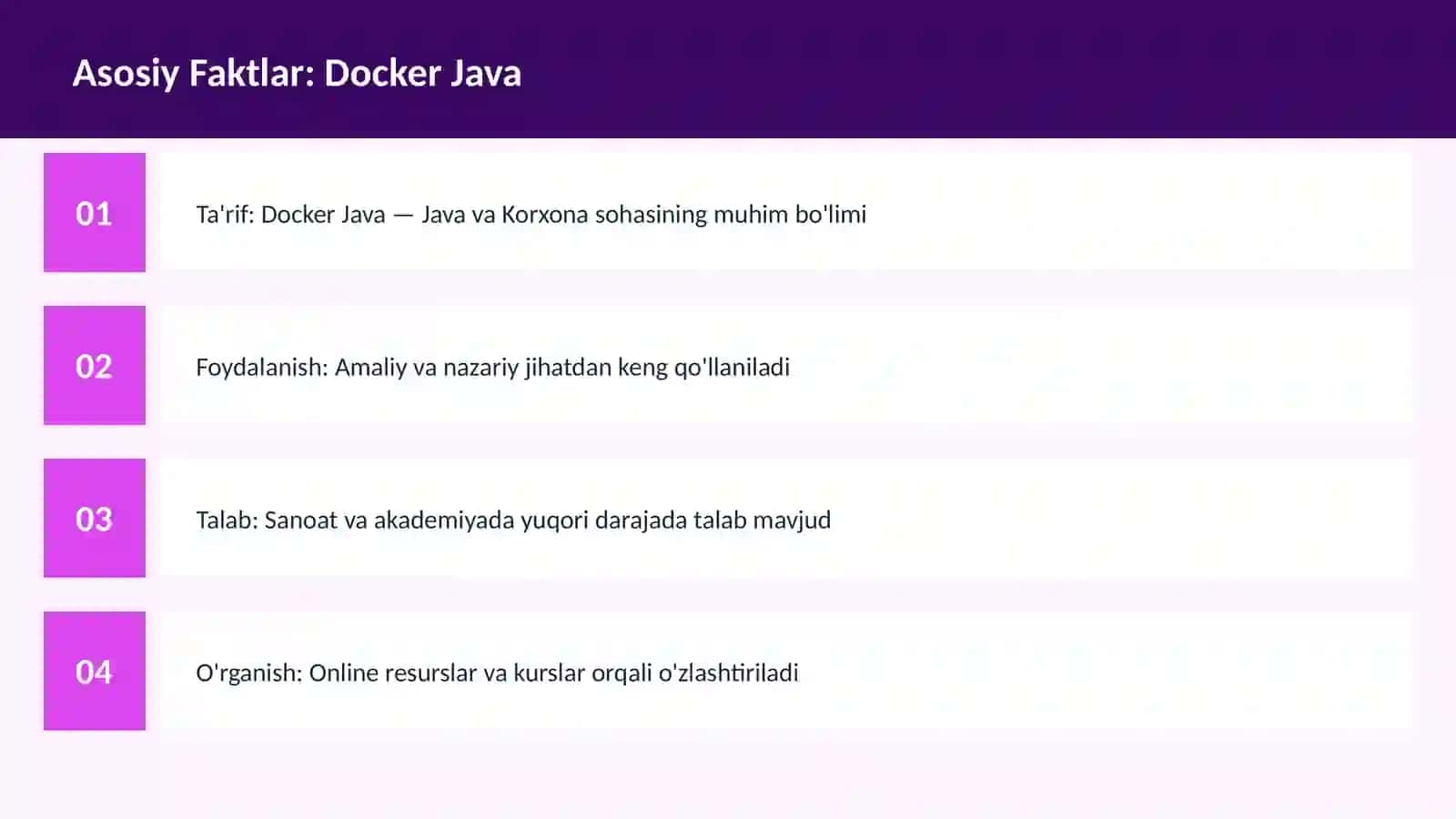 Docker Java 3
