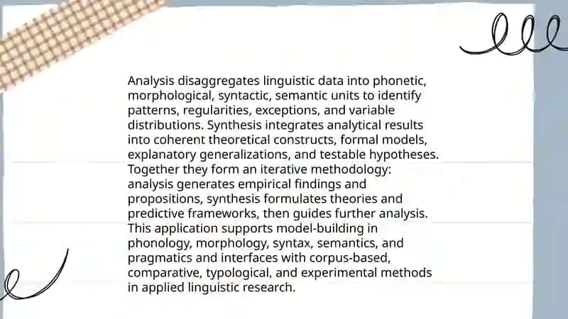 Linguistic and Methodological Research Methods 3