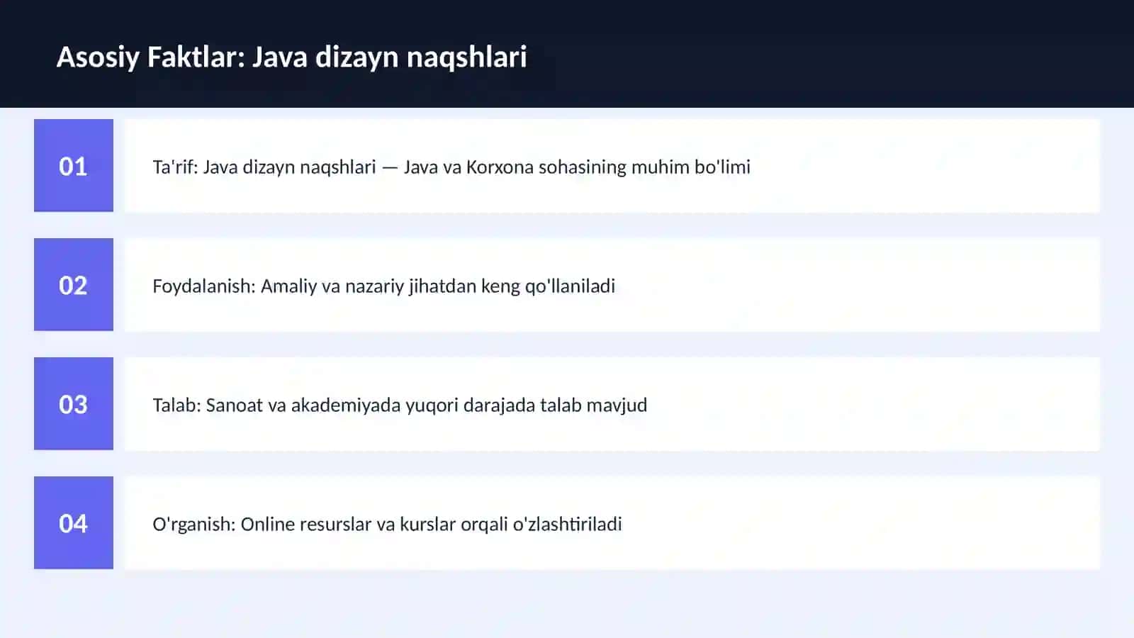 Java dizayn naqshlari 3