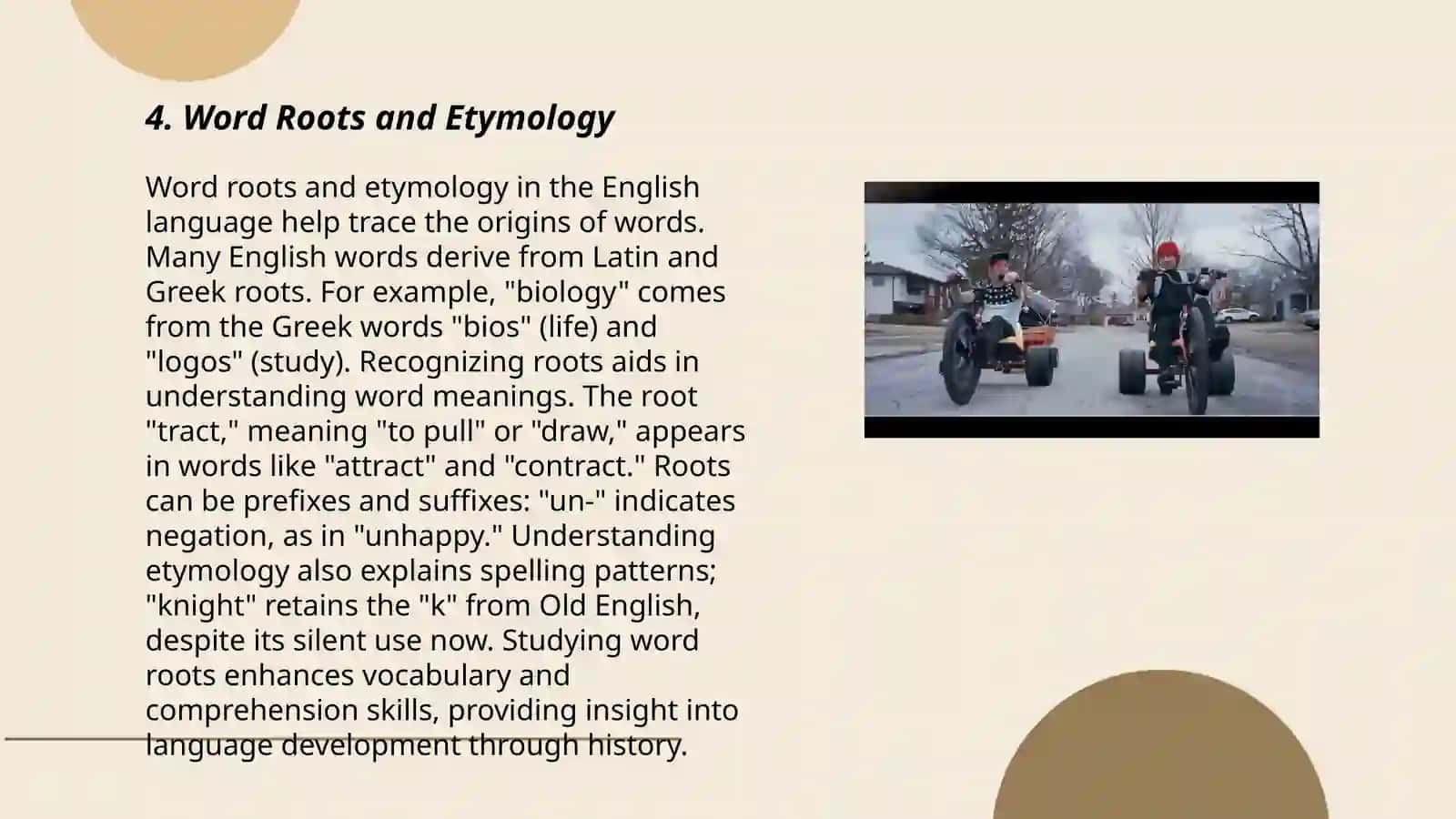 Designing materials for developing spoken production 3