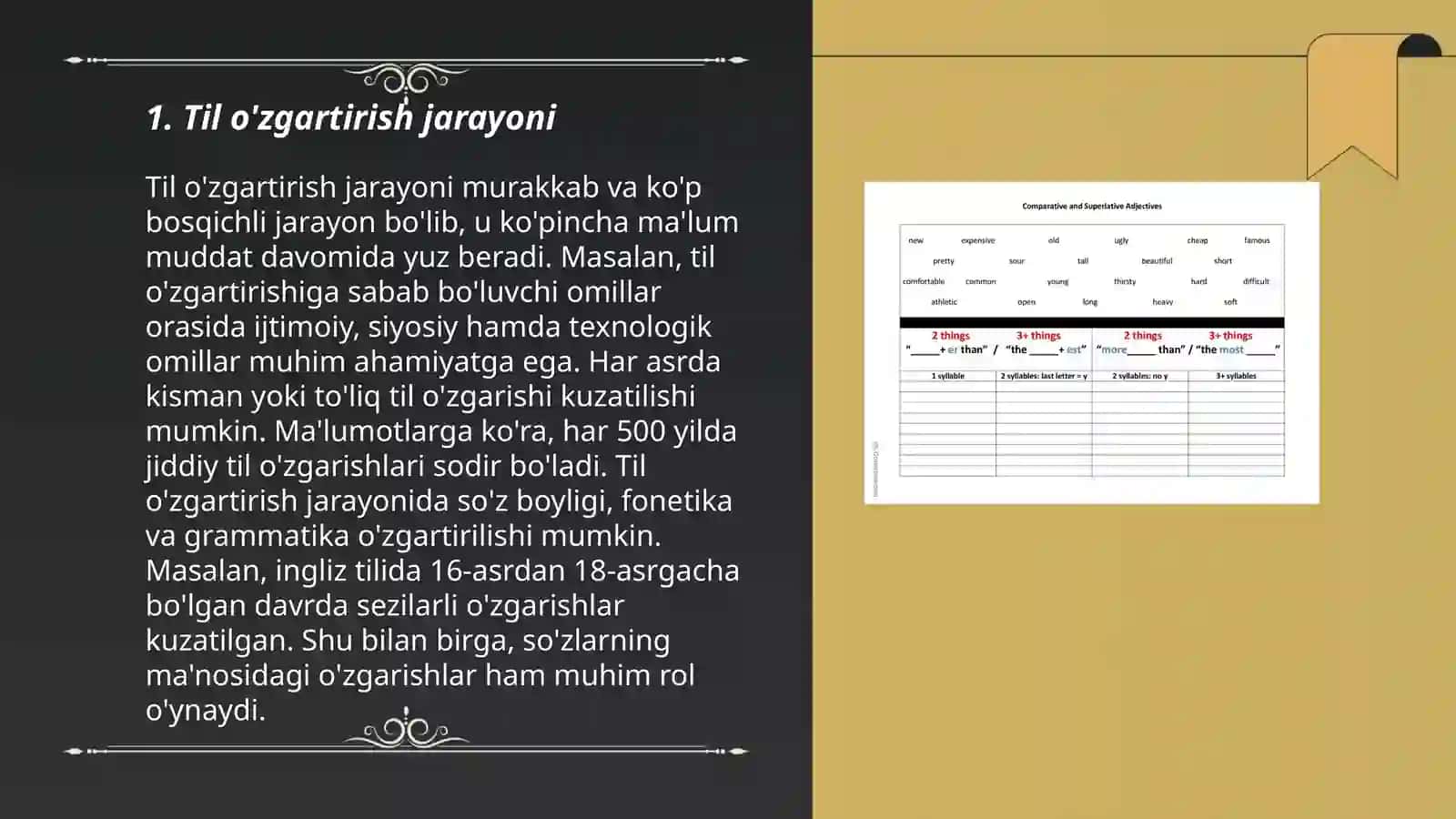Korreksiyalash usyllarini qiyosiy baholash 3