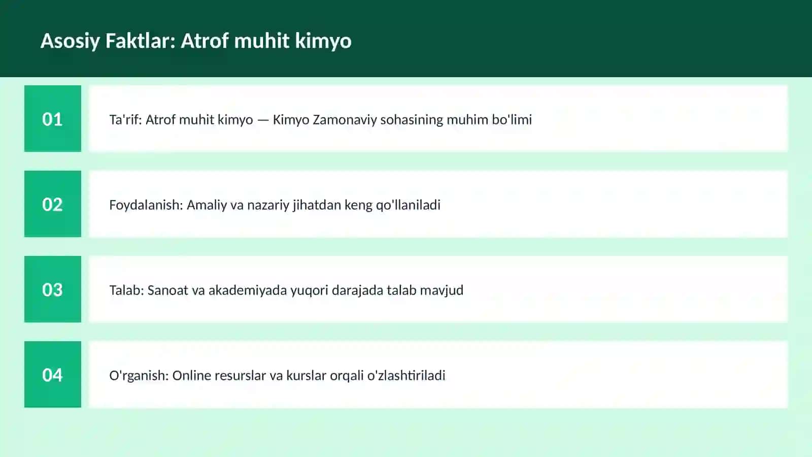 Atrof muhit kimyo 3