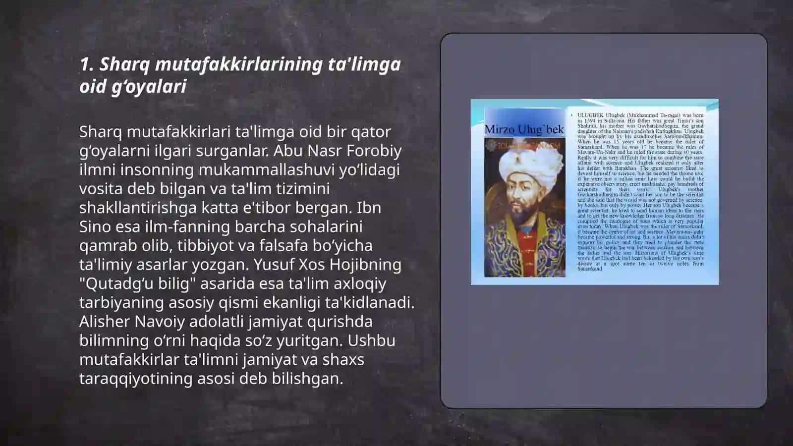 Sharq mutaffakirlari talim metodlari haqida 3