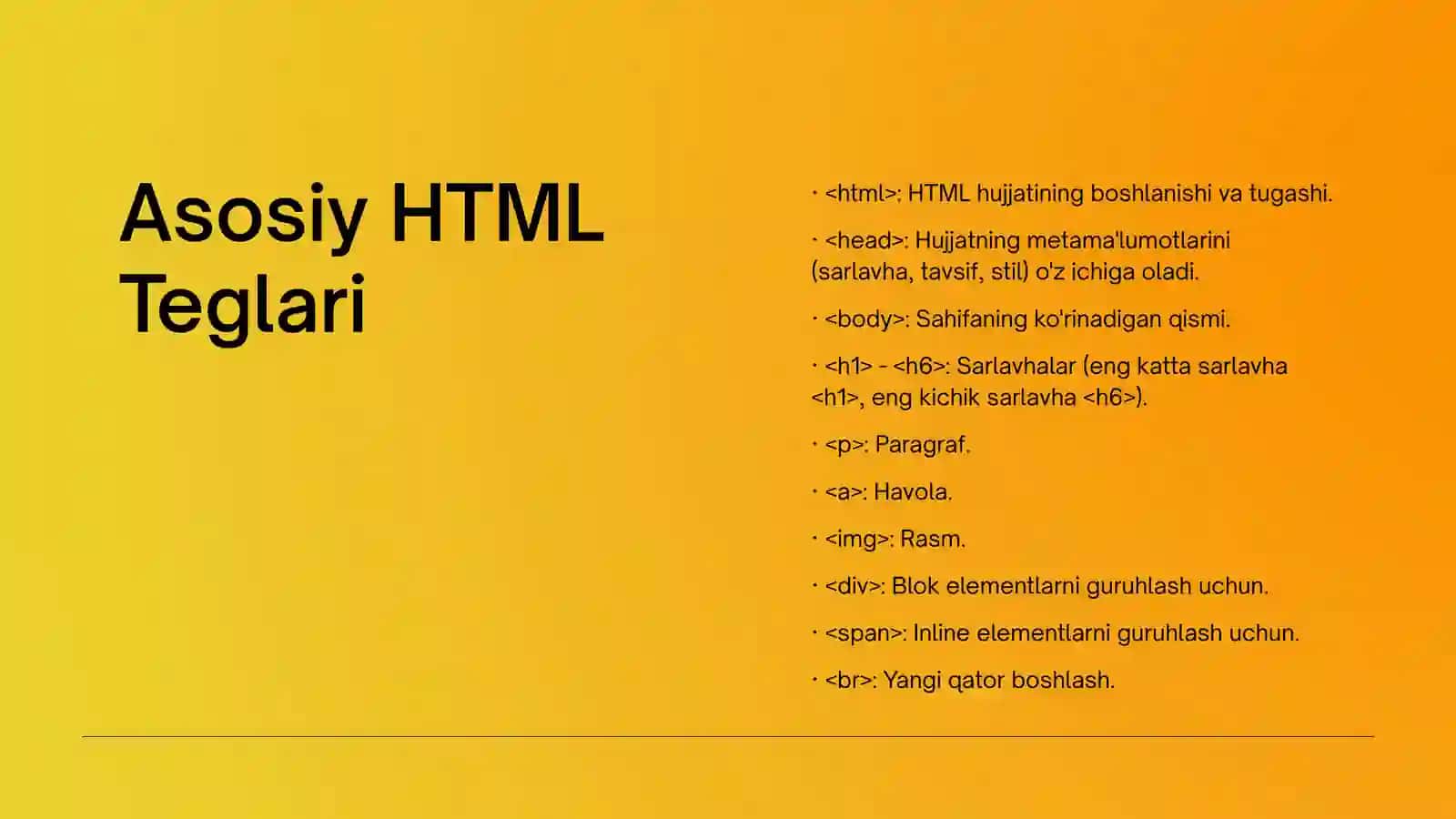 HTML Teglar 3
