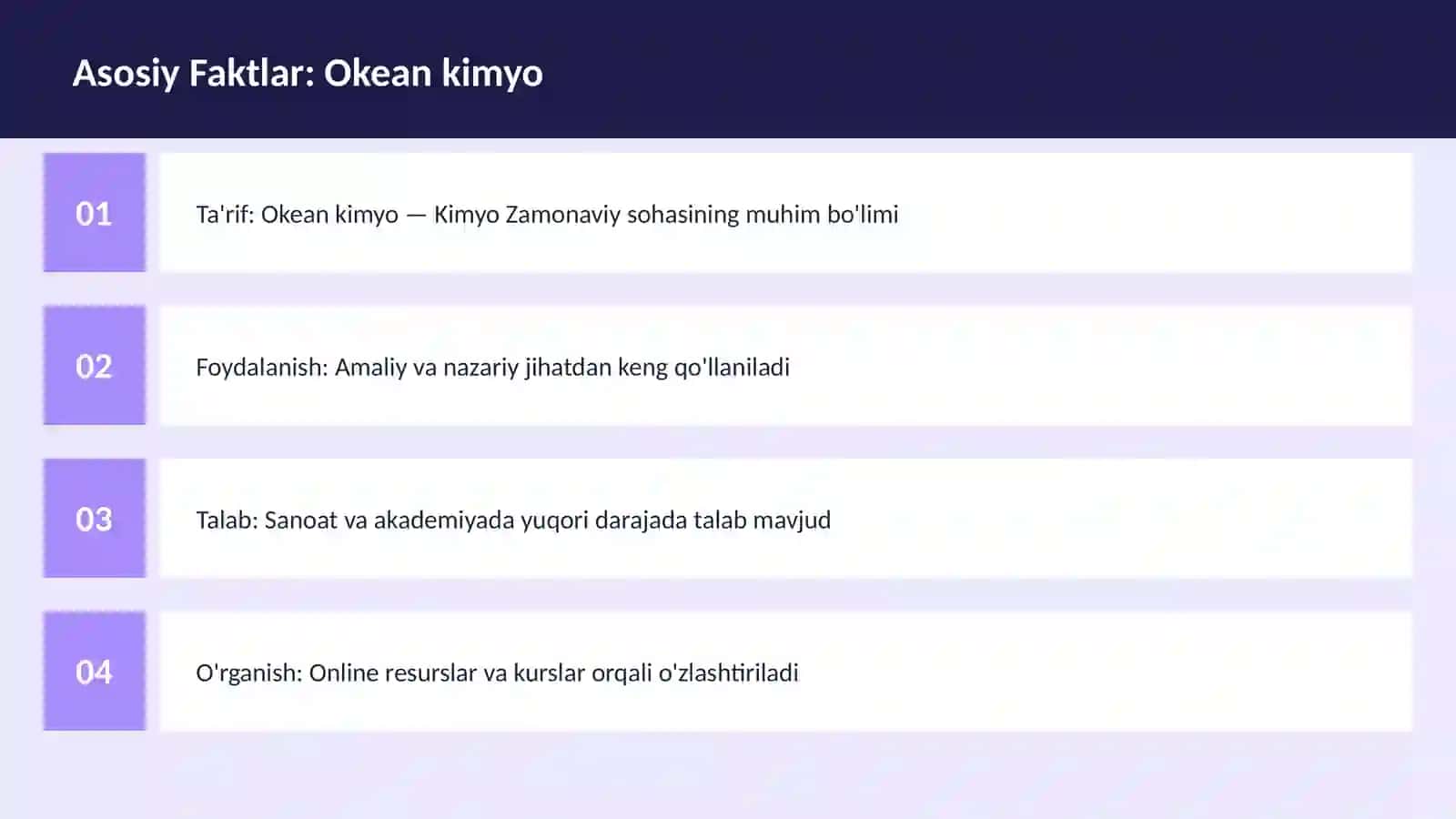 Okean kimyo 3