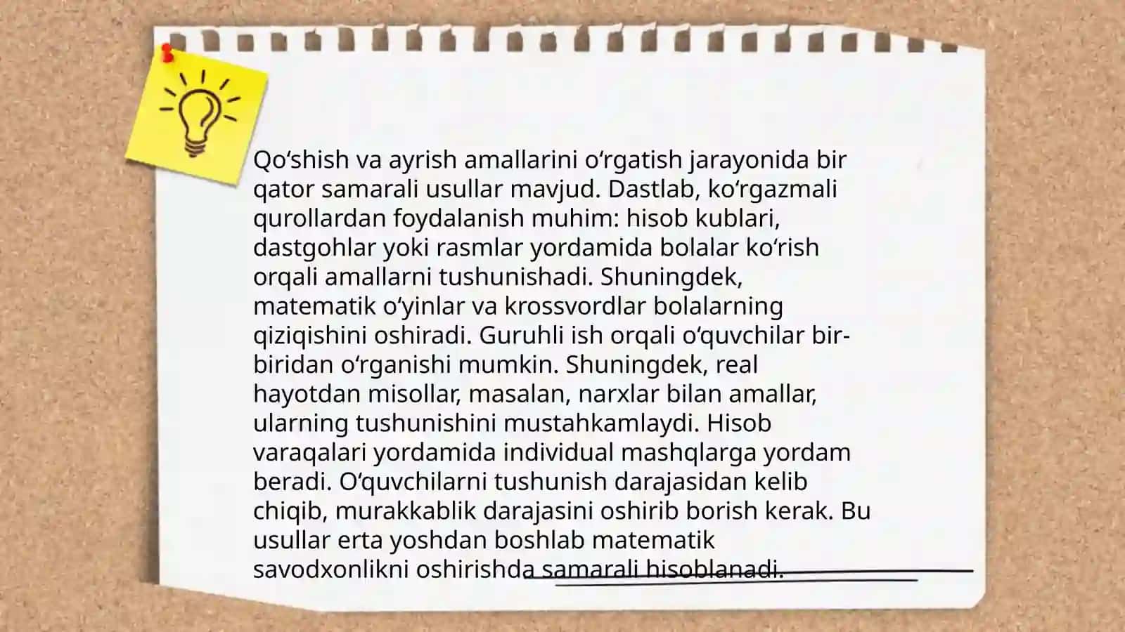 Boshlang‘ich sinflarda arifmetika amallarni o‘rgatish metodikasi 3