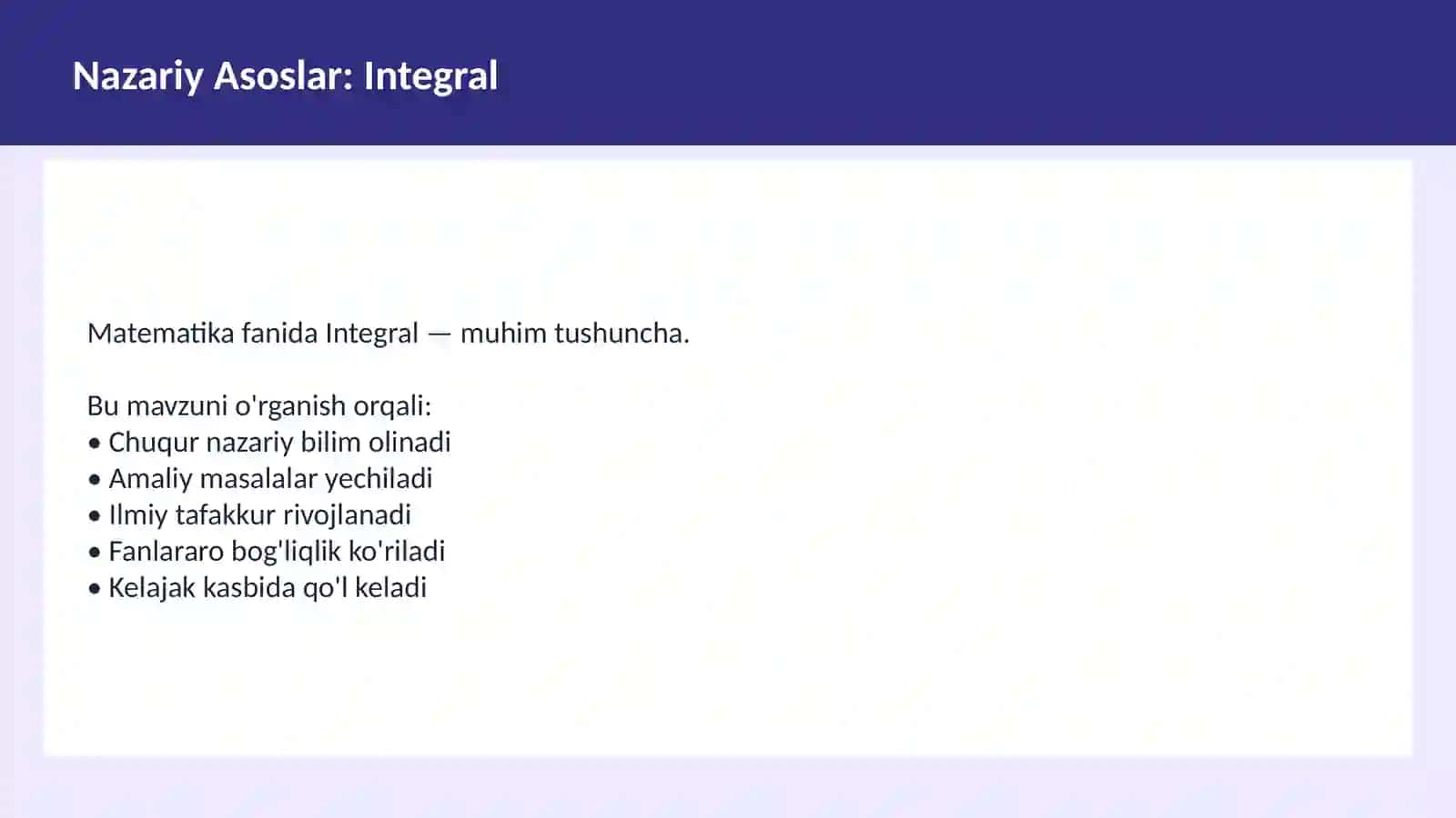 Matematika Limitlar 3
