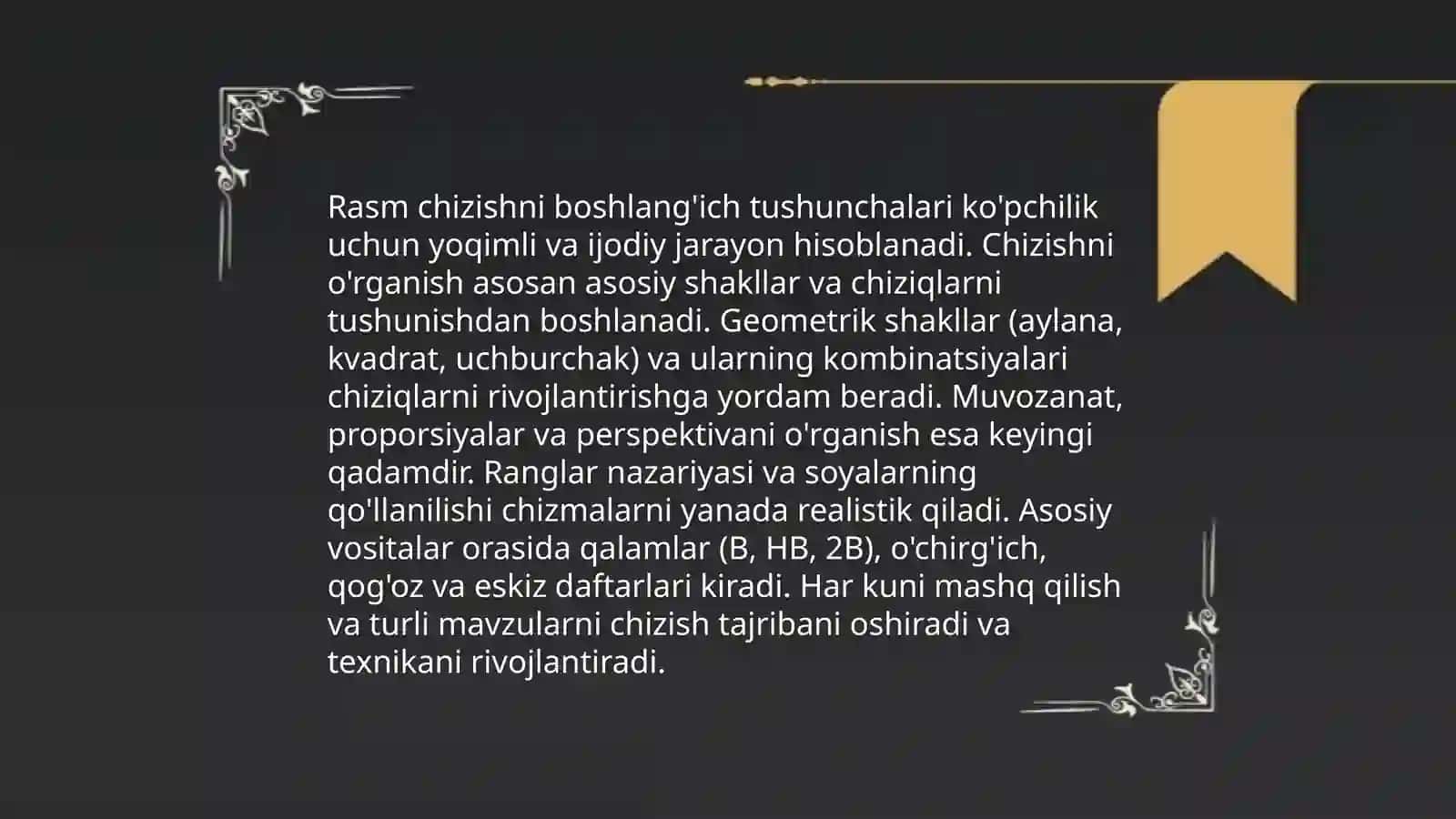 Maktabgacha yoshdagi bolalarni rasm chizishga òrgatish usullari 3