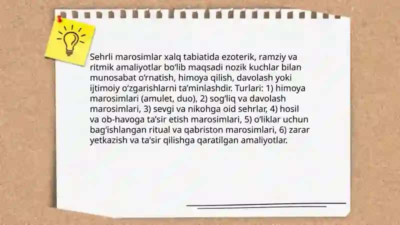 Magik marosimlar folklori 3