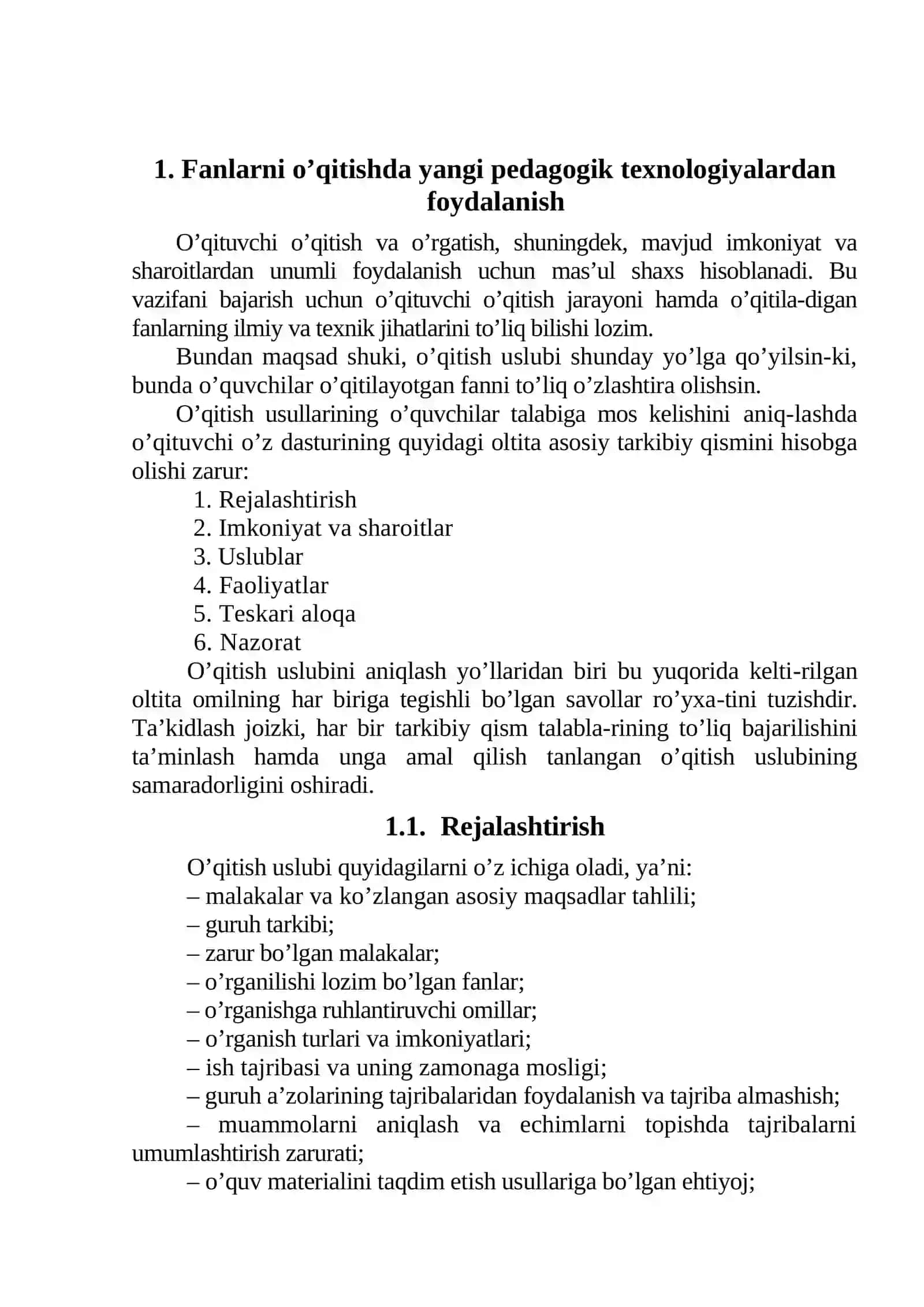 Pedagogikaning boshqa fanlar bilan aloqasi 3
