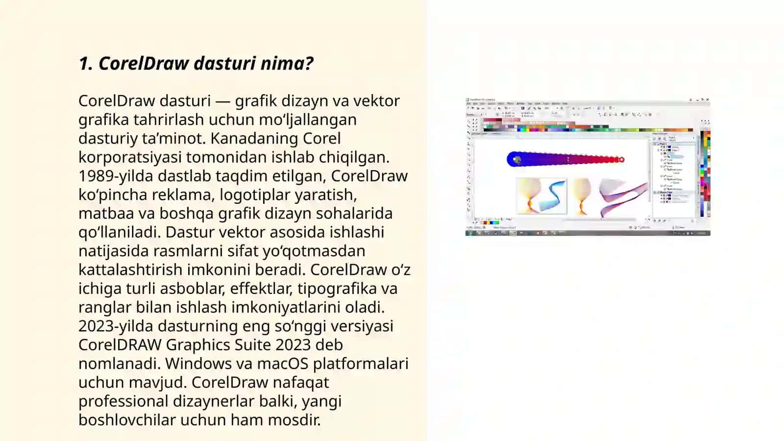 CorelDraw dasturi 3