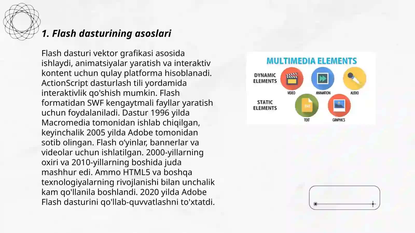 Flash dasturining asoslari 3