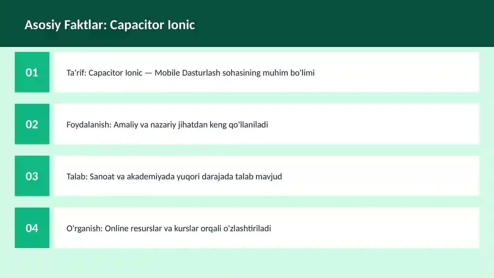 Capacitor Ionic 3