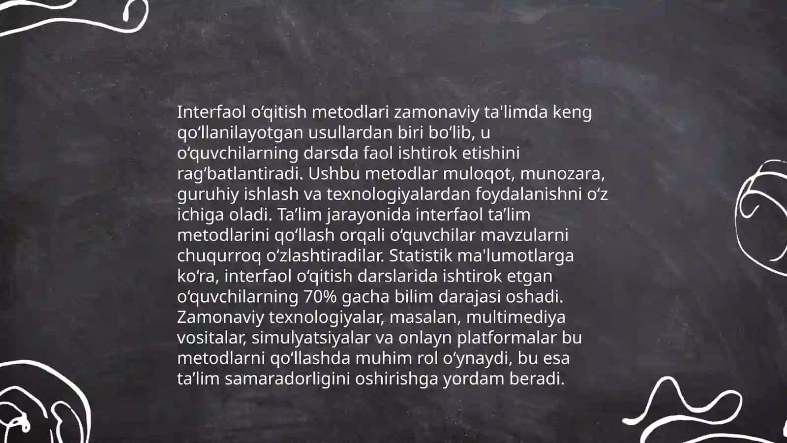 Interfaol o‘qitish metodlari 3