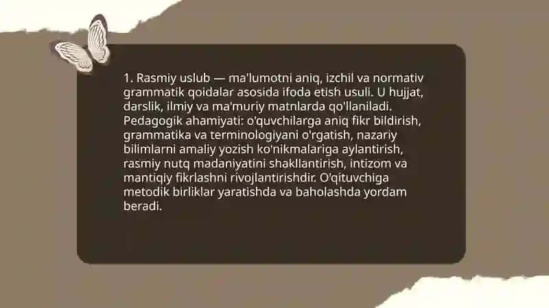 Rasmiy uslub haqida mudot darslik 3