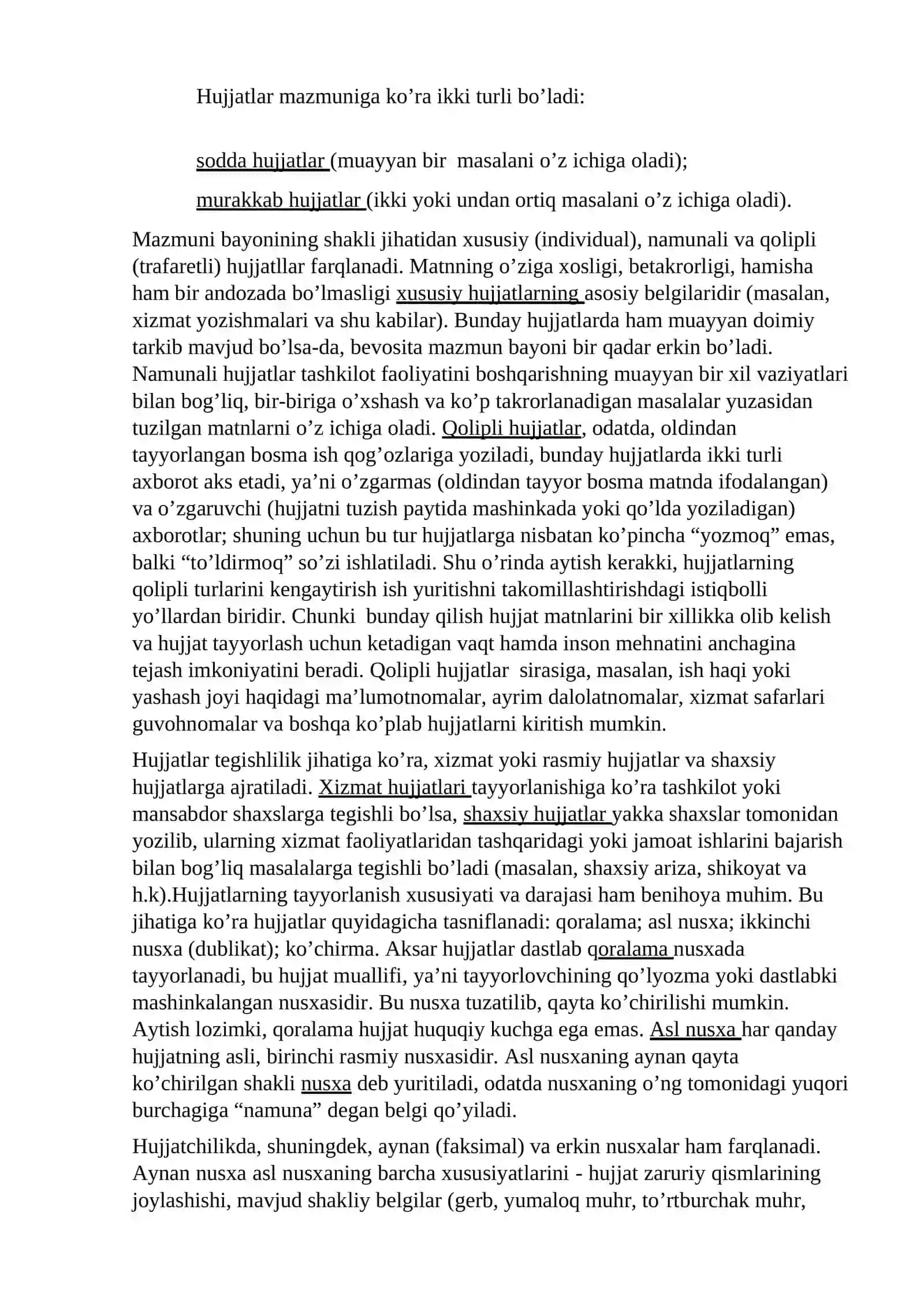 Hujjatchilik 3