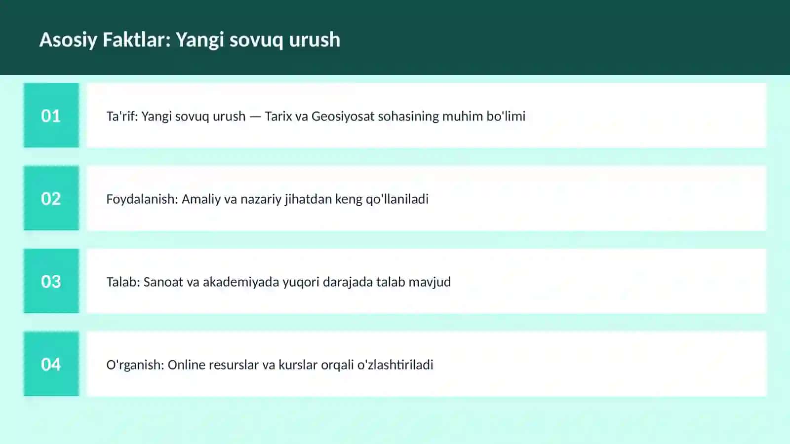 Yangi sovuq urush 3