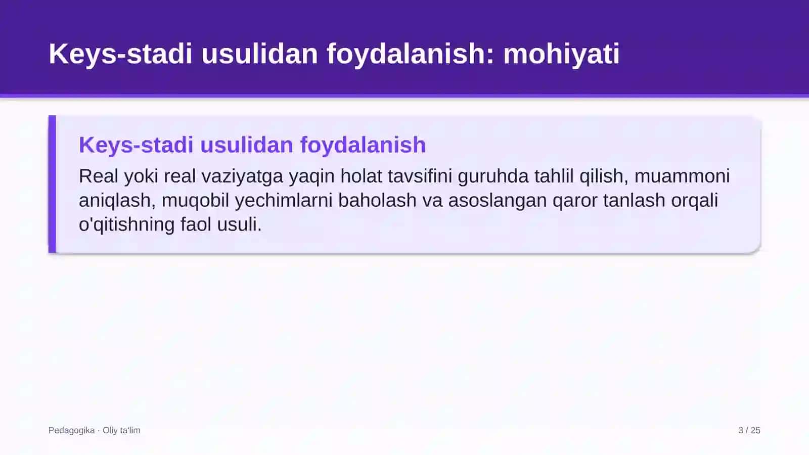 chinni fayans sanoatida keys stadi usulidan foydalanish 4408 3