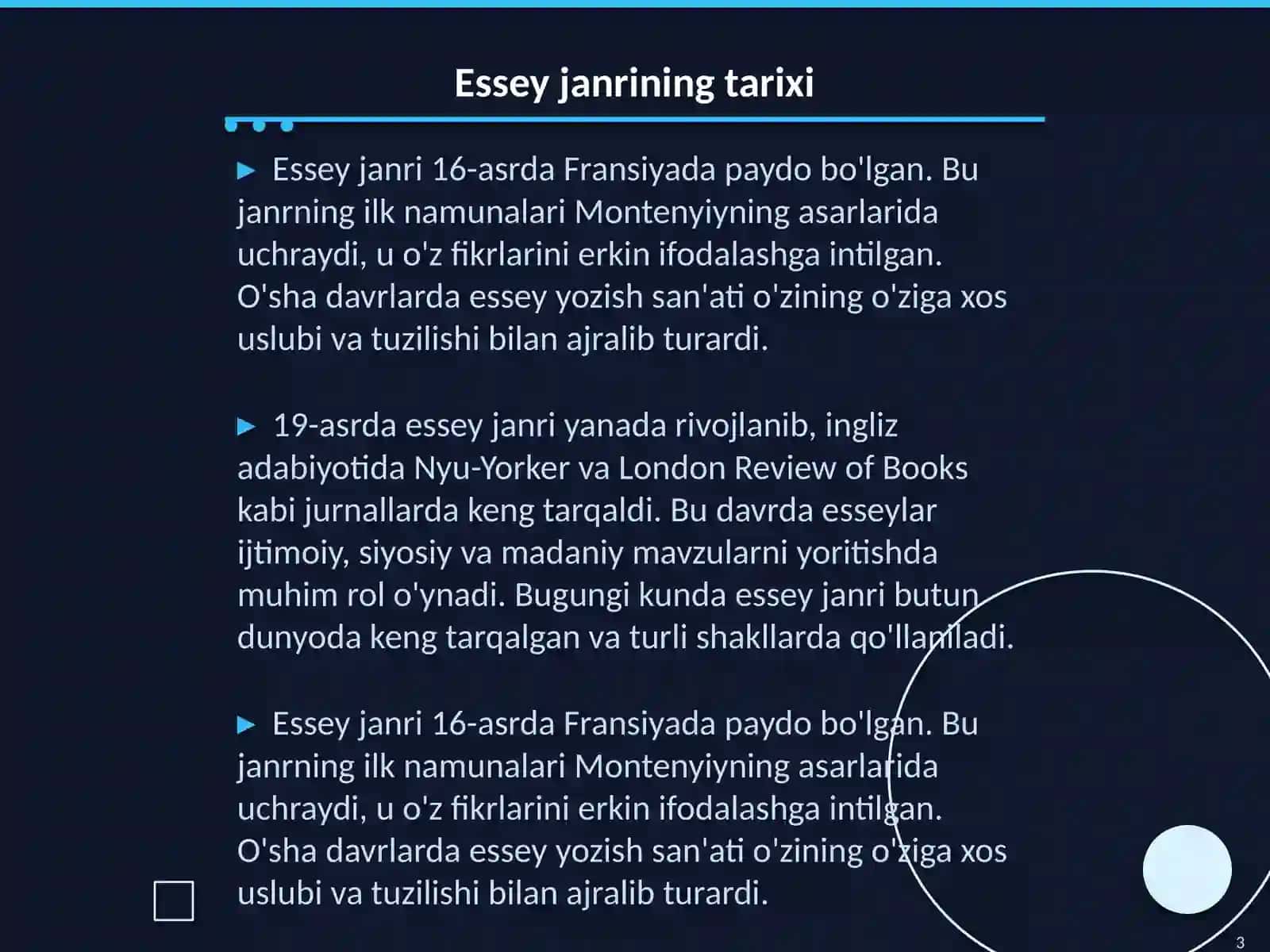 Essey 3