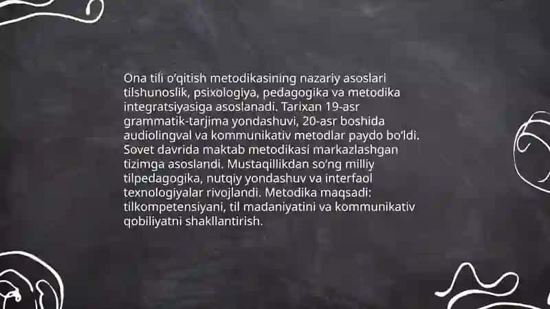 Ona tili oʻqitish metodikasi 3