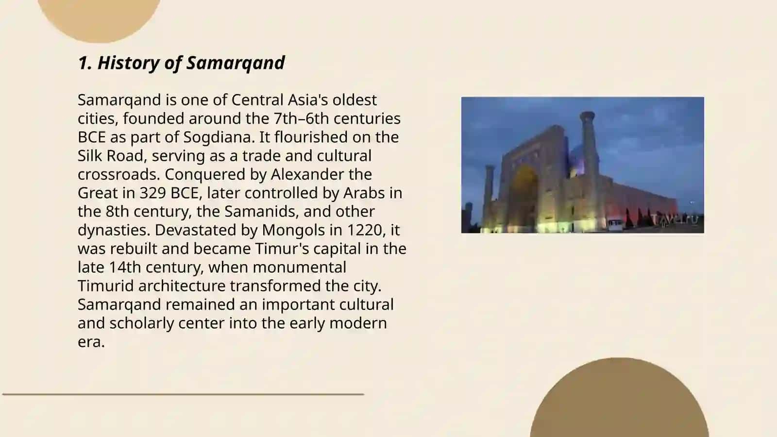 Samarqand History 3
