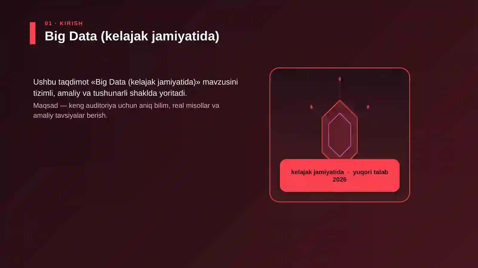 Big Data (kelajak jamiyatida) 3