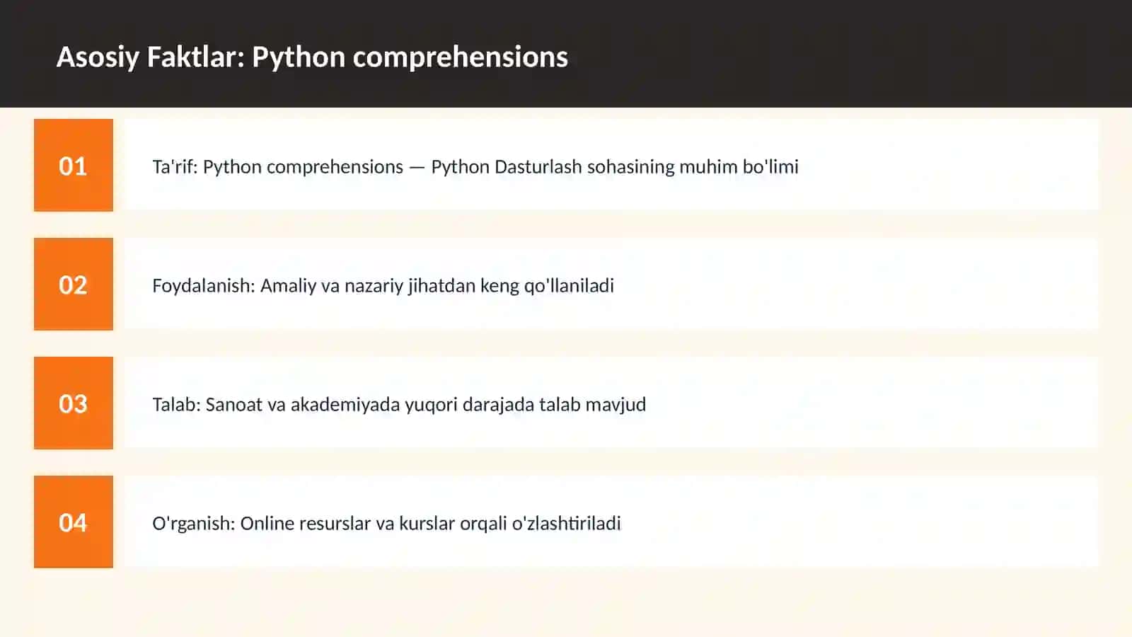 DASTURLASH | PYTHON DASTURLASH 3