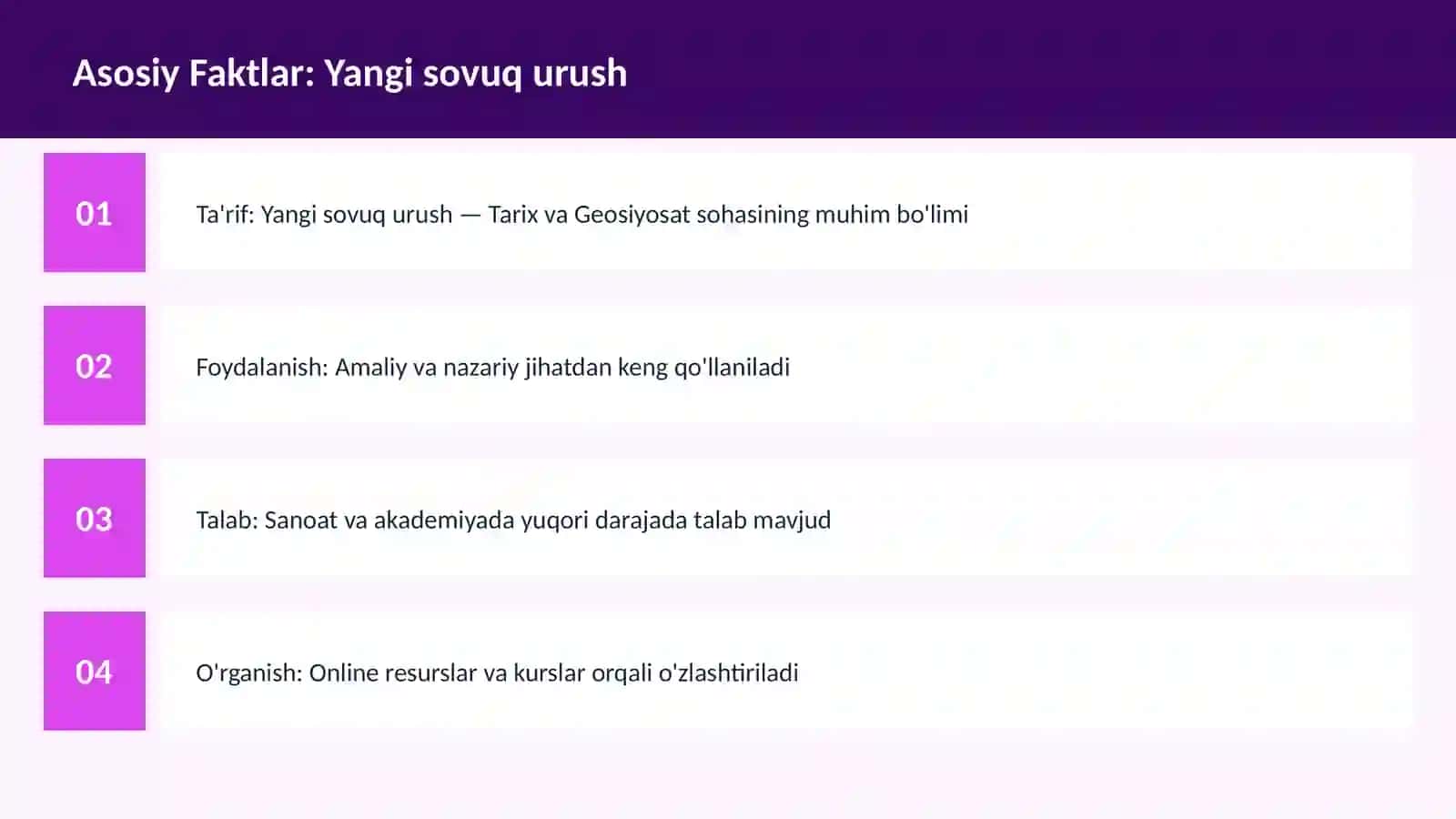 Yangi sovuq urush 3
