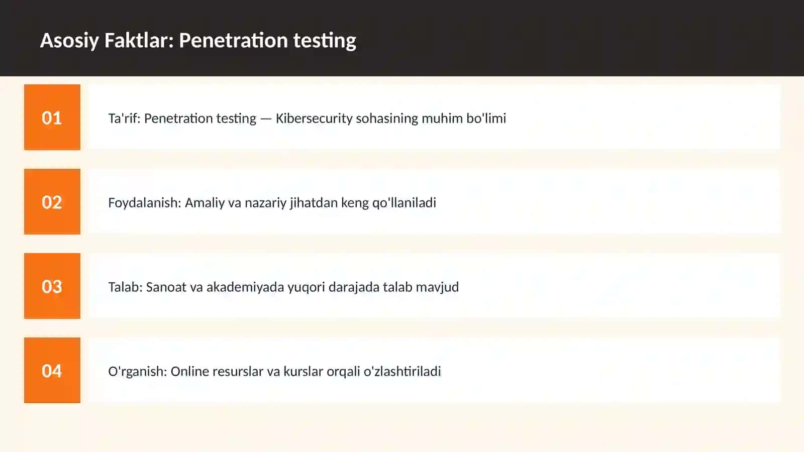 Penetration testing 3