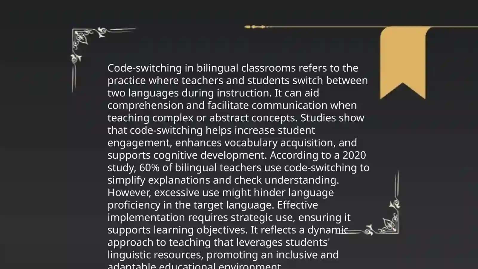 Bilingual approaches to language learning 3