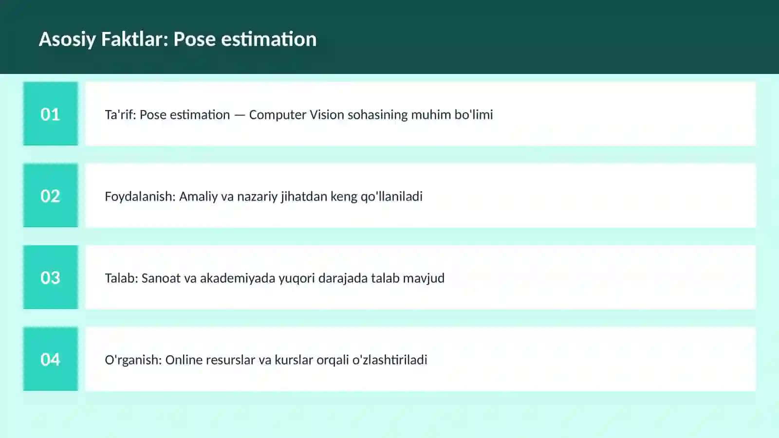 Pose estimation 3