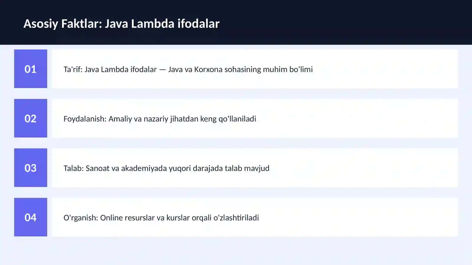 Java Lambda ifodalar 3