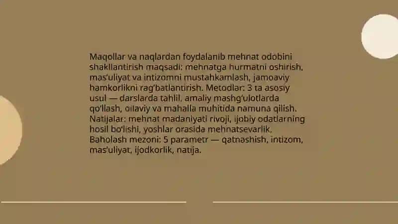 Mehnat tarbiyasida xalq ogʻzaki ijodidan foydalanish 3