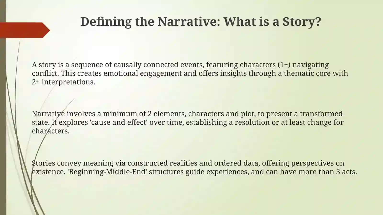 Telling astory 3