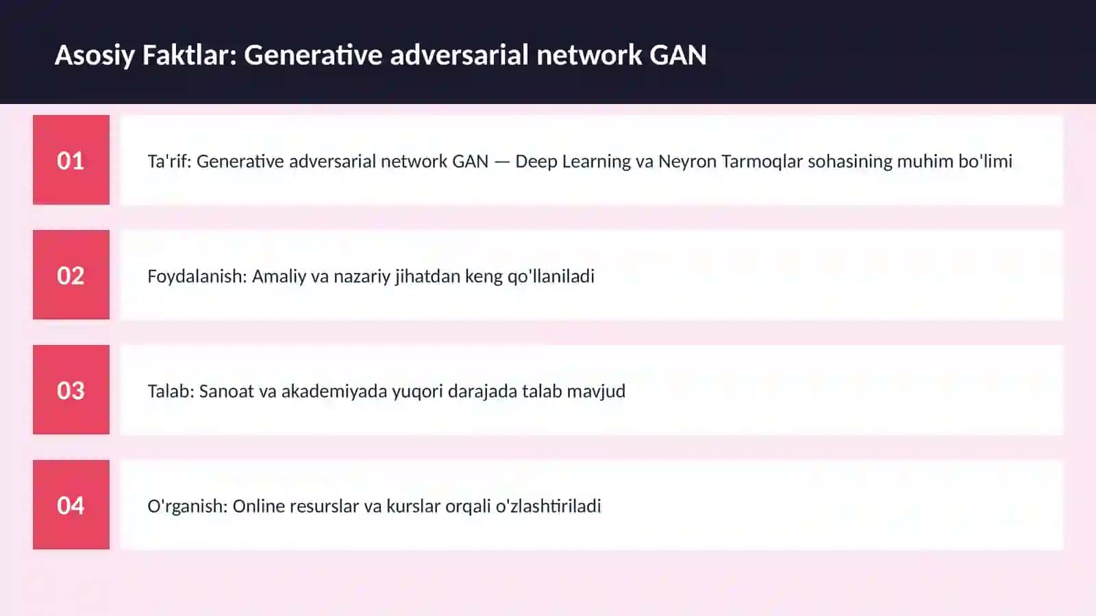 Generative adversarial network GAN 3