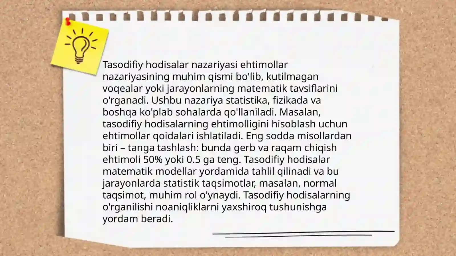 O`zbekistonda ehtimollar nazariyasi va matematik statistika fani 3