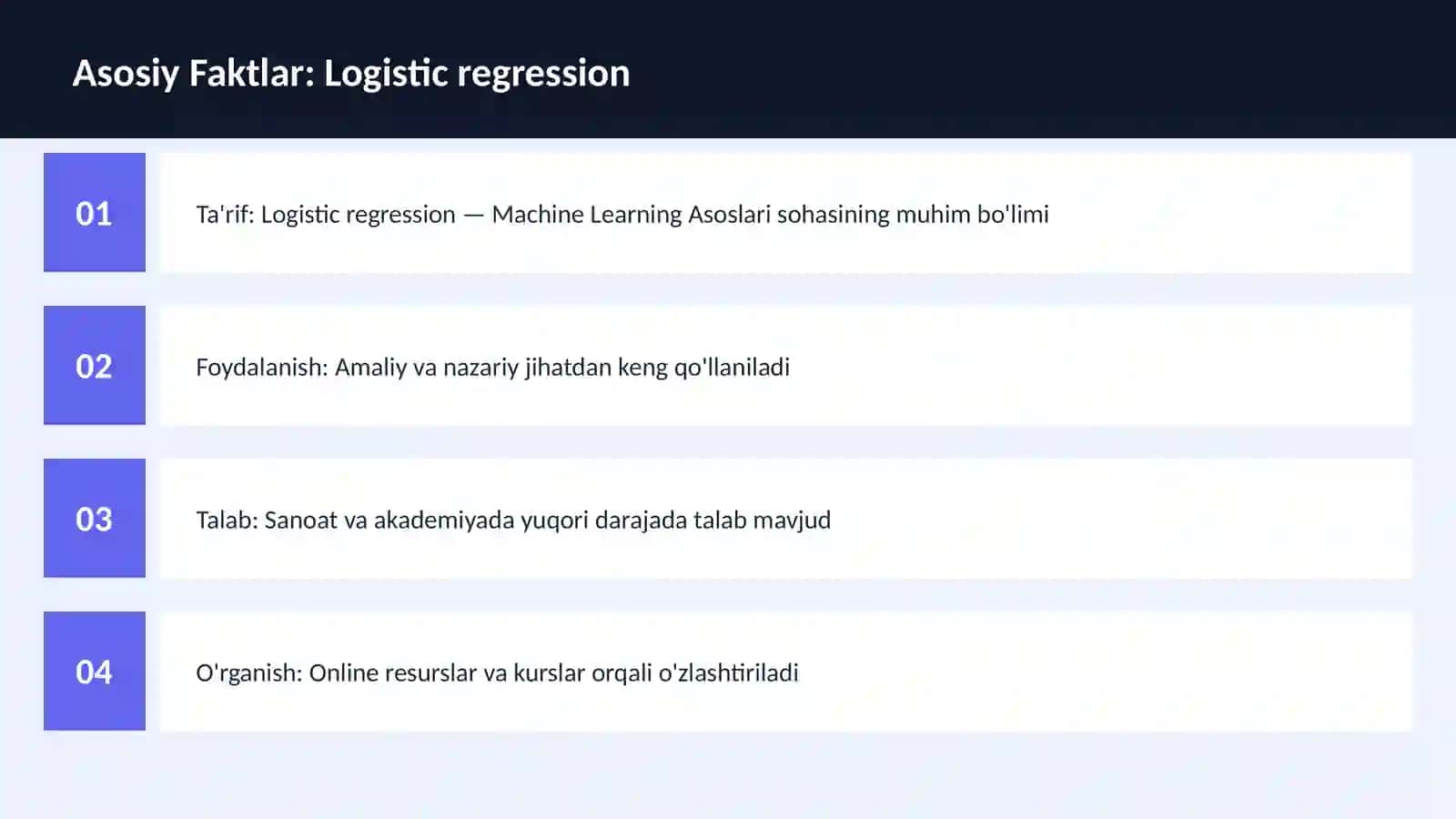 AI | MACHINE LEARNING ASOSLARI 3