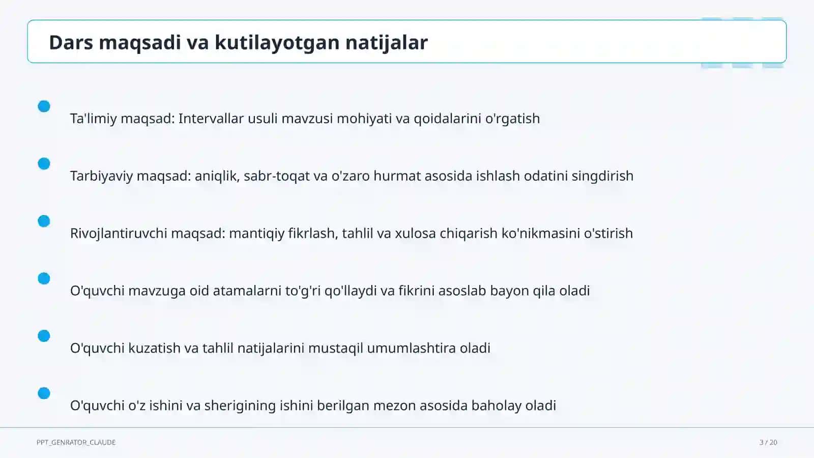 Intervallar usuli (9-sinf) 3