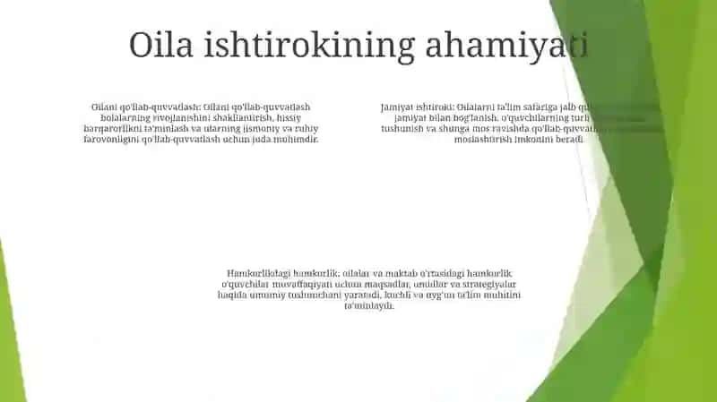 Maktabgacha Ta'lim Tashkilotining Oila Bilan Ishlash Bo'Yicha 3