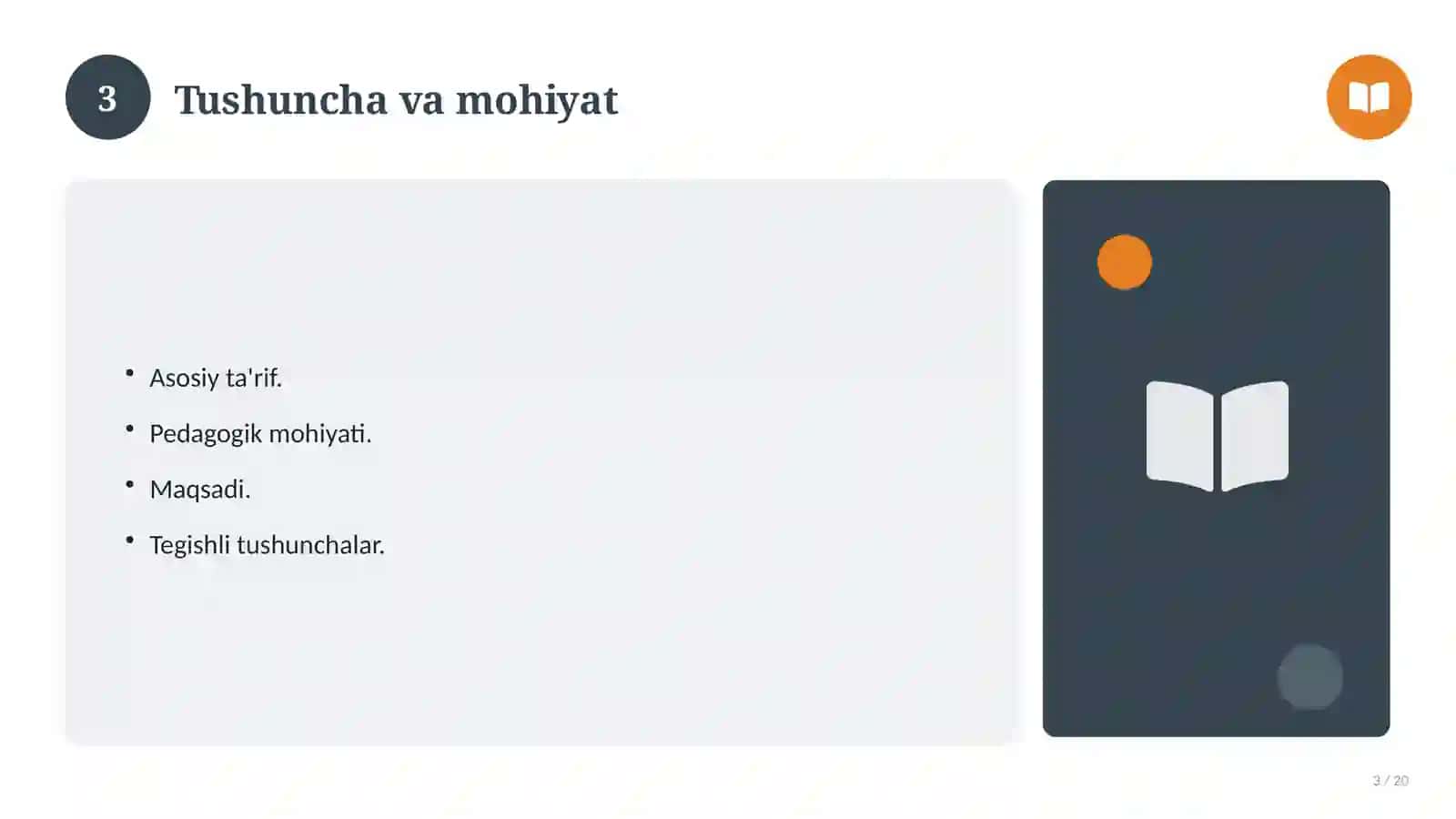 Nutq madaniyati: nazariy asoslari, an'anaviy yondashuvda (Amaliyot hisoboti) 3