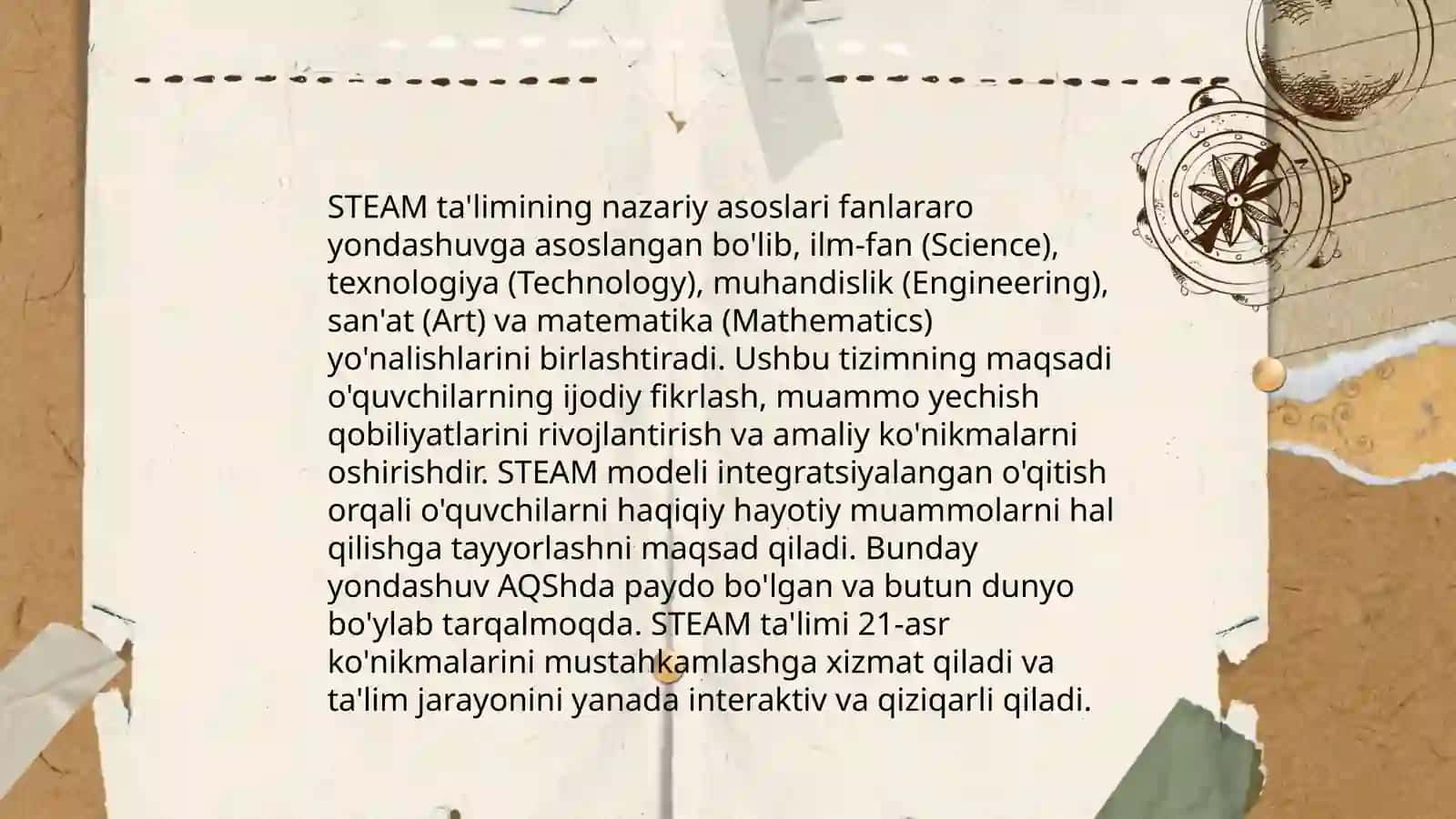 Maktabgacha ta'limda STEAM texnalogiyasi asosida dizayn va kreativ ijodkorlikni shakllantirish 3