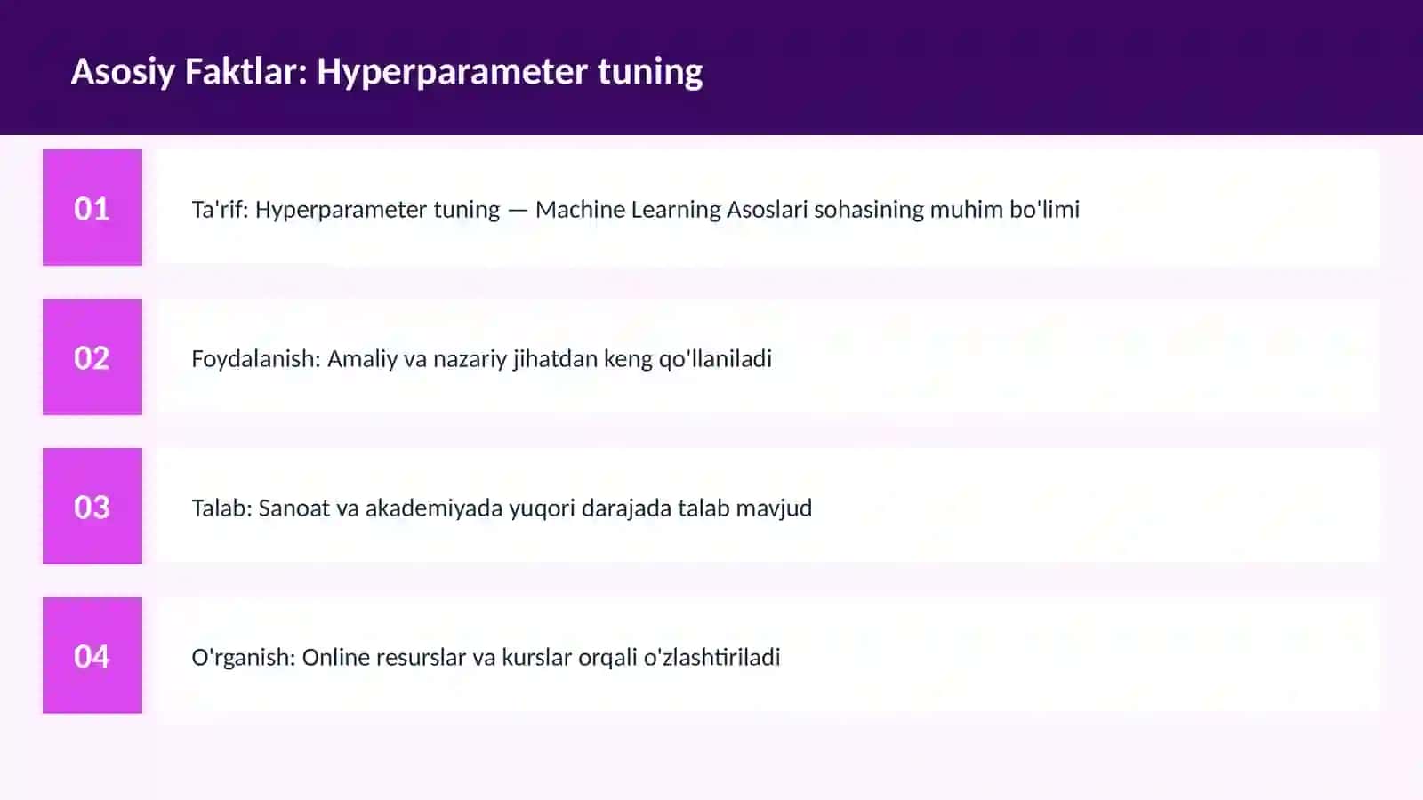 Hyperparameter tuning 3